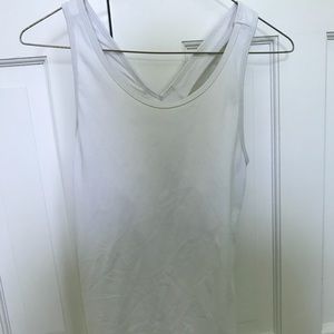 Champion White racerback